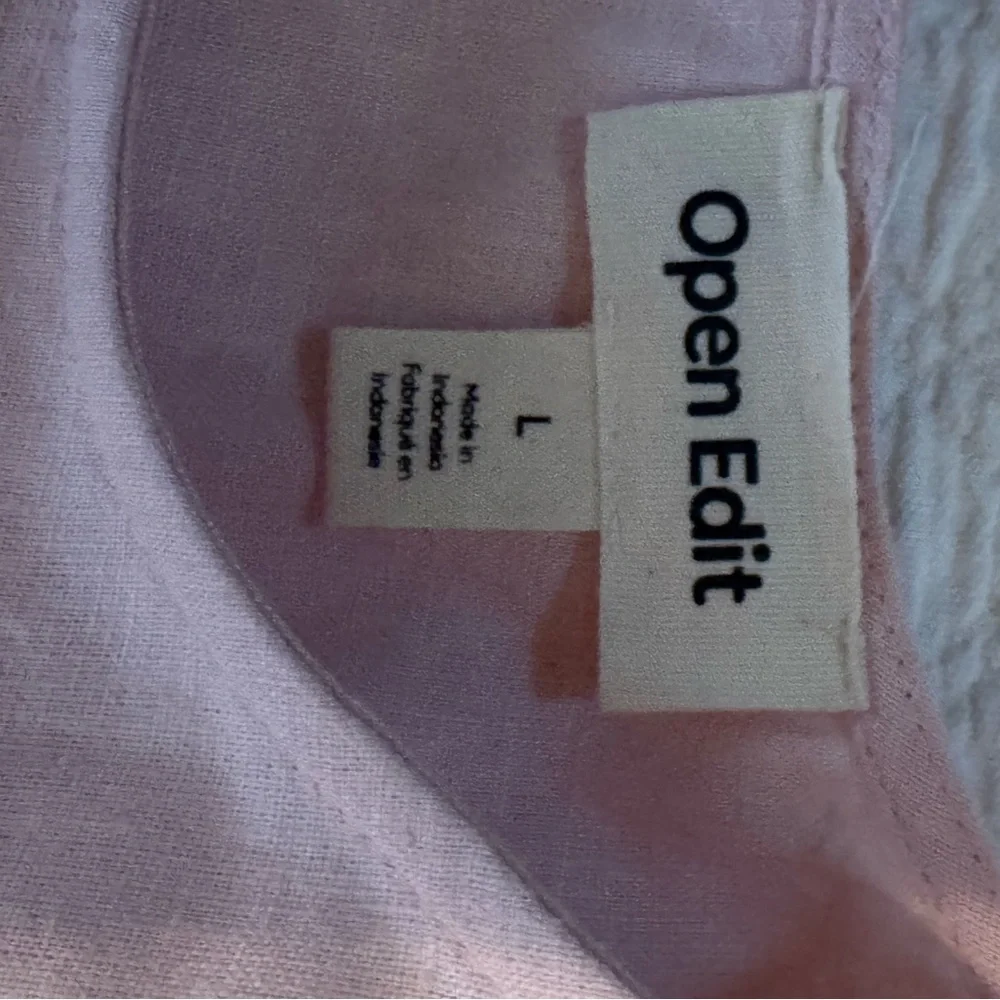 Open Edit Pink Ruffled Top - Picture 3 of 3